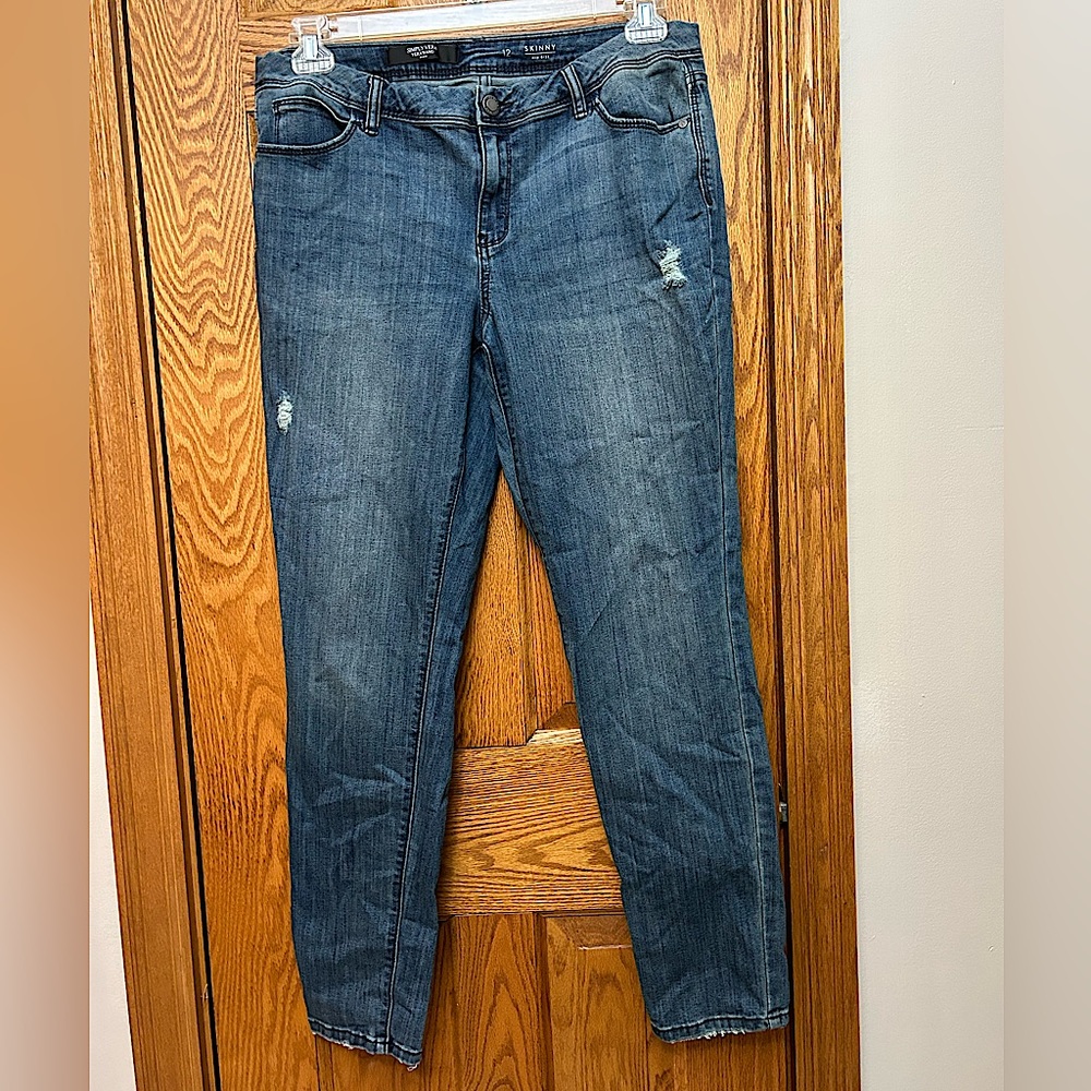Simply Vera Vera Wang Skinny Mid Rise Jeans
